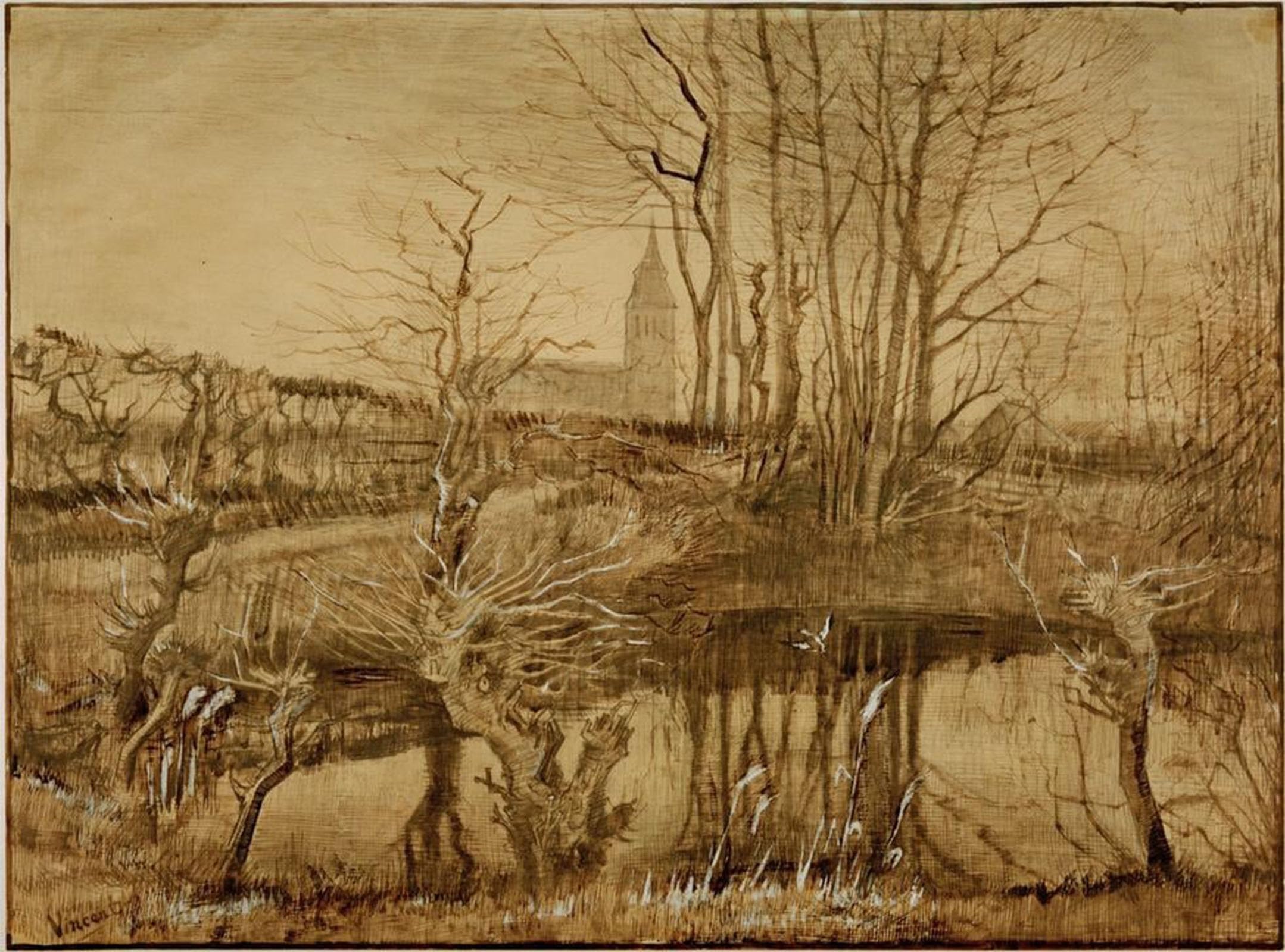 Impression sur toile pêcheur de Vincent Van Gogh affiche moderne 60x90cm - 5