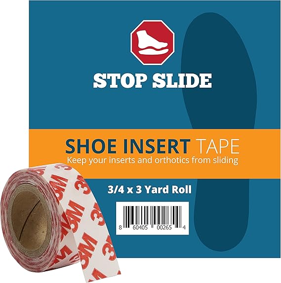 Stop Slide Shoe Insert Double Sided Tape Keep Shoe