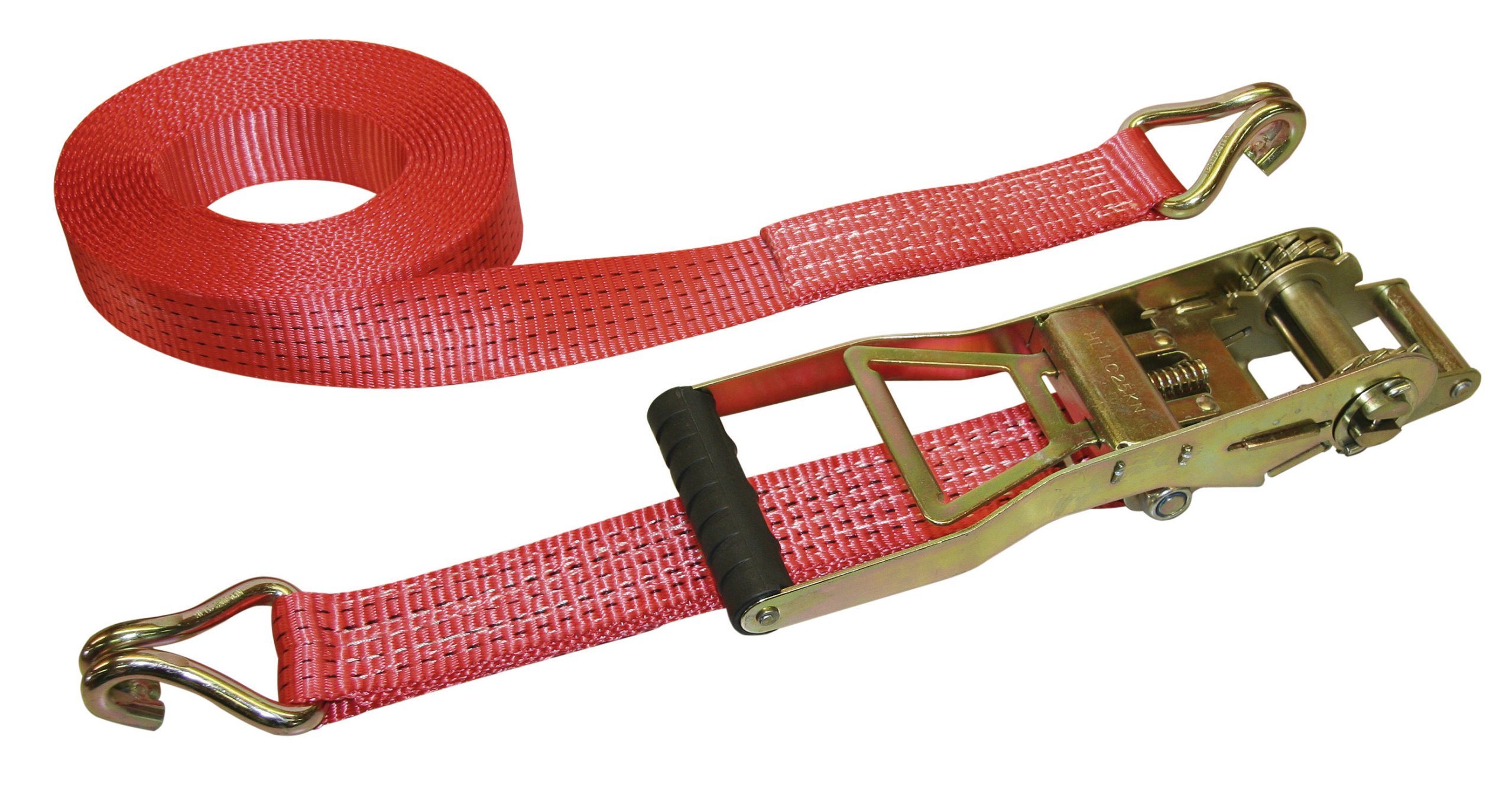 Kerbl Langhebelratschenzurrgurt 2tlg 2500/5000kg, 10m/50mm Ergo rot