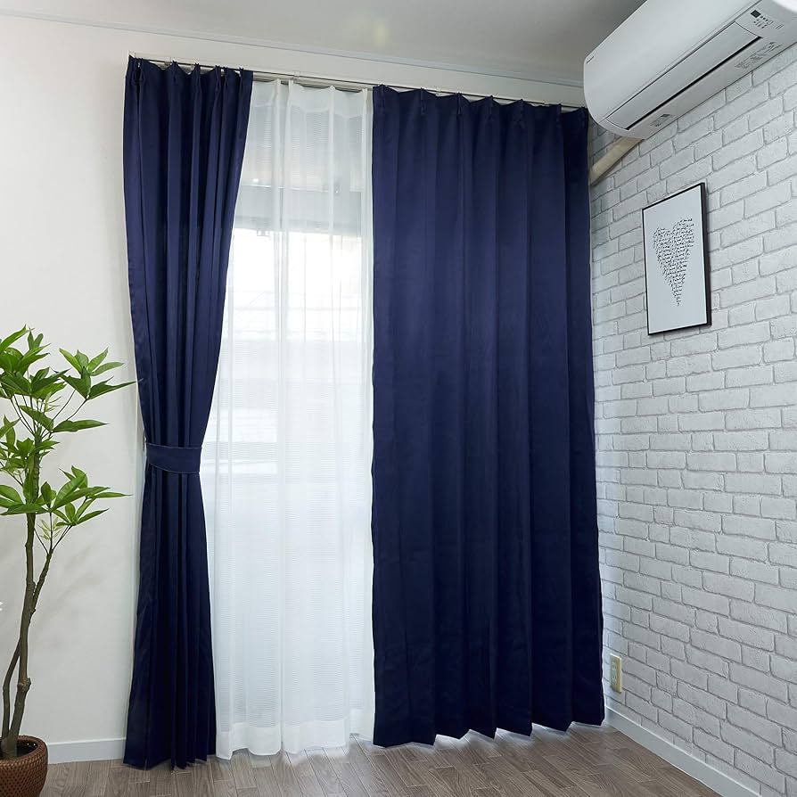 【オーダーカーテン】幅100cm×丈200cm×2枚 遮光/防炎/断熱/保温 オーダーカーテン】幅100cm×丈200cm×2枚 遮光/防炎/断熱/保温 楽天