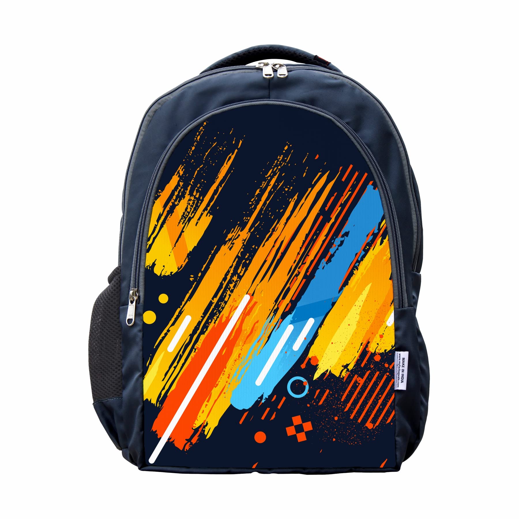 MY FAV 30 Litres Printed Laptop Backpack For Men Women, Waterproof Laptop Bag Fit Upto 15.2" Laptops, Heavy Duty Long Durable Laptop/School Bag For Boys & Girls - Multicolor (B08CSVHP4B) Amazon Price History, Amazon Price Tracker