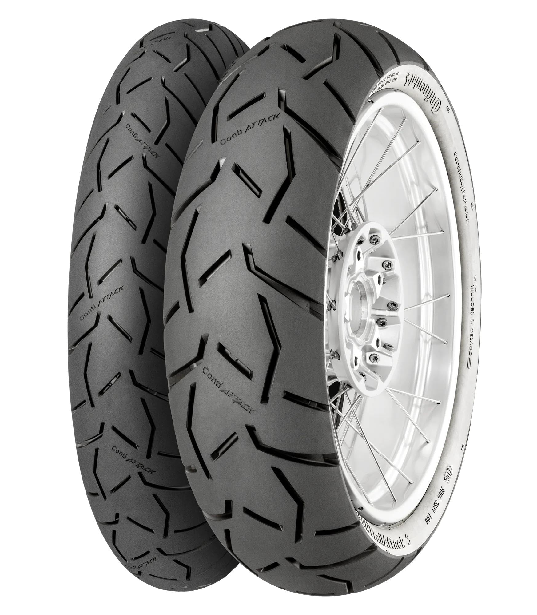 Gomme Continental Contitrailattack 3 140 80 R17 M/C 69V Tl Per Moto - 4