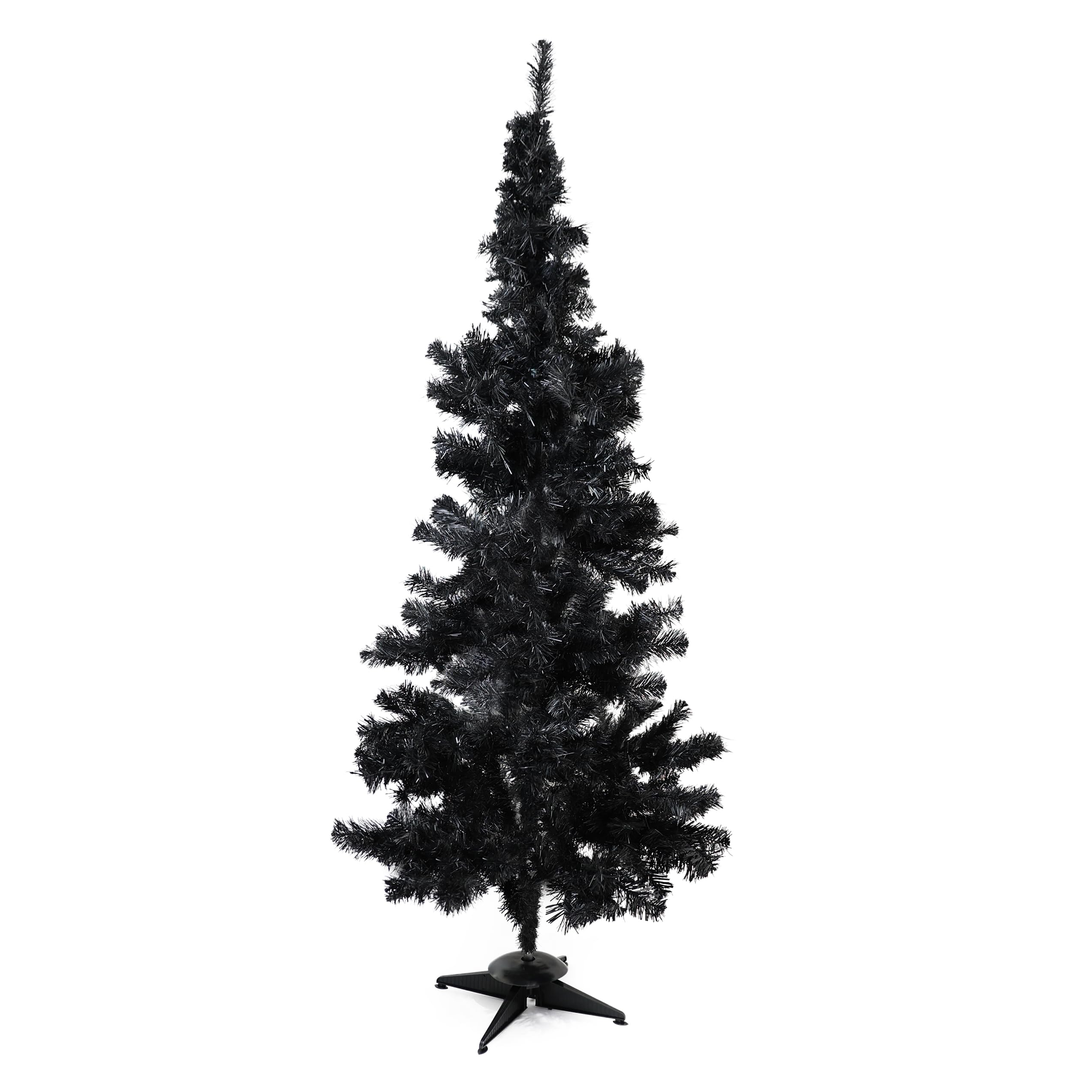 Divchi Black 6Ft Premium Christmas Tree 355 Branch Xmas Trees Artificial Christmas Tree Pine Tree With Metal Stand Realistic Branches Christmas Tree For Indoor And Outdoor (Black)