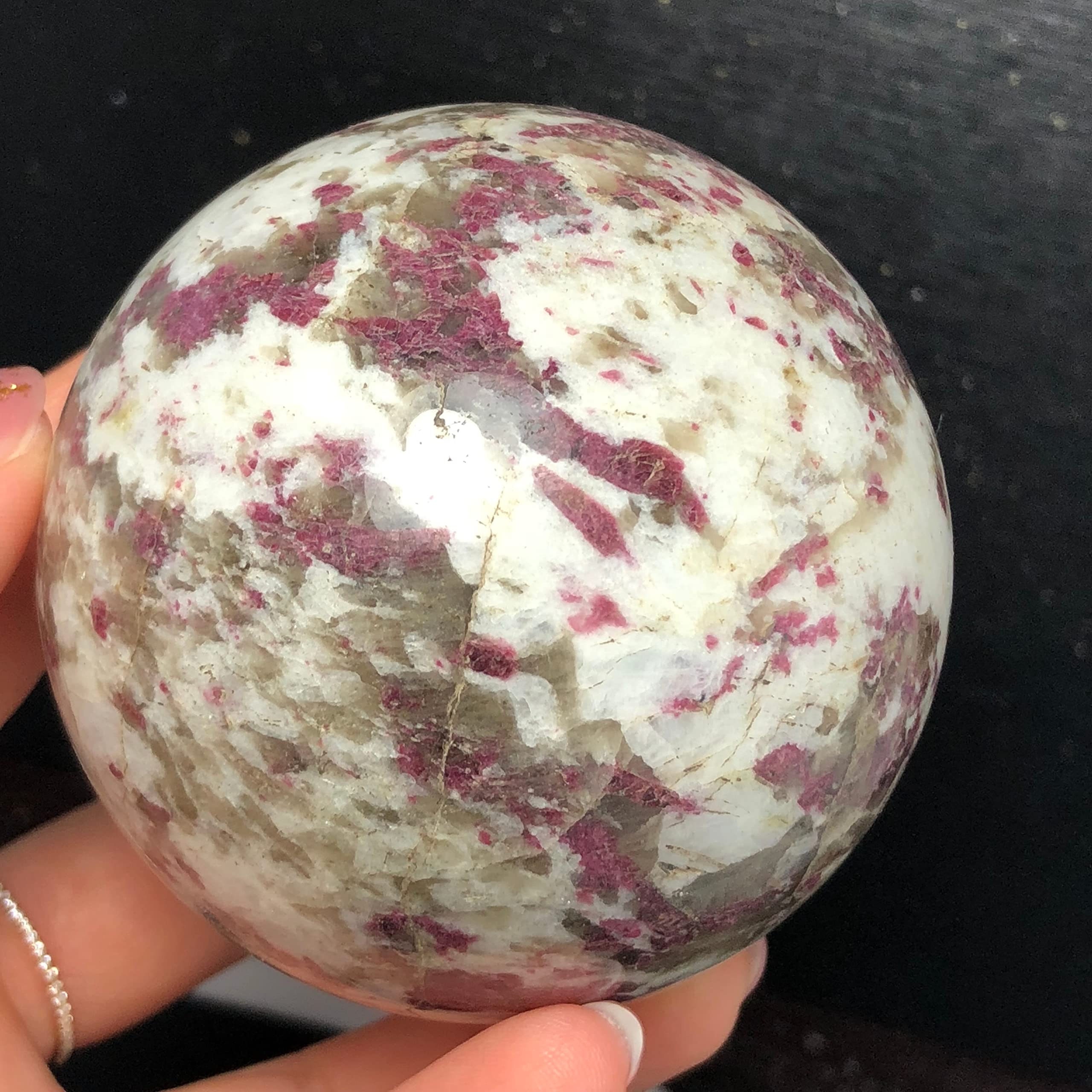 Cristallo Naturale Ruvido Decorazione for la casa Pietra di Cristallo Naturale Sfera Sfera Gemma Ideale for la Decorazione Domestica Pietre di Pietra Collezioni di casa