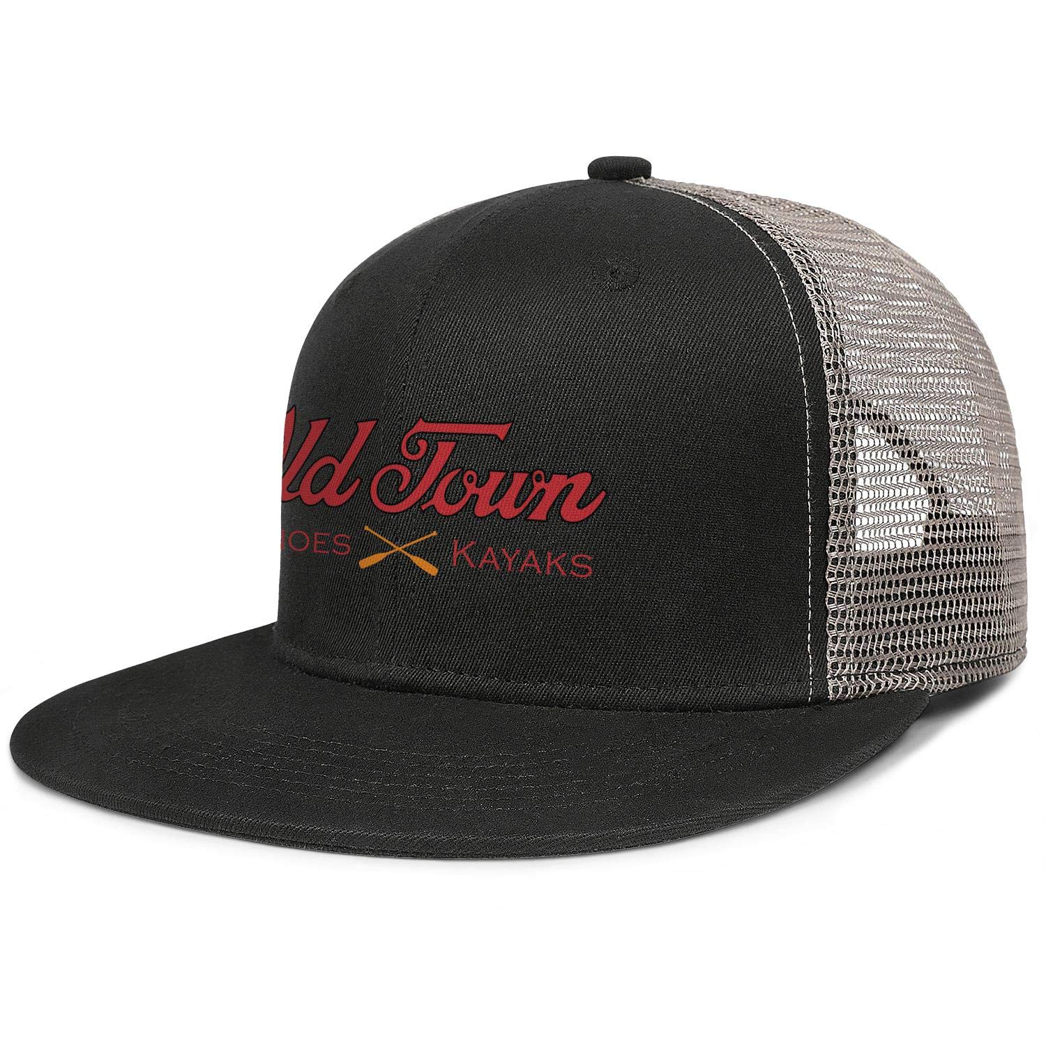 Old Town Kayaks Baseball Cap Plain Brim Adjustable Dad Hat Unisex Mesh Strapback Trucker Cap