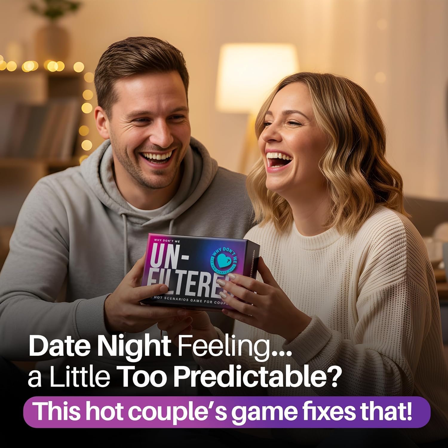 Why Don't We Unfiltered Fun Card Game for Couples | 400 Cards for 2 Players | Deepen Connection & Spark Conversations | Perfect Date Night Games | Couples Gift for Him & Her - Image 2