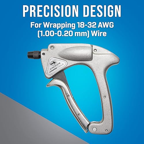 Miniatura 2 de Jonard G100R3278 Herramienta manual de aluminio para envolver cables, 18 AWG (0.039 in) a 32 AWG (0.008 in)