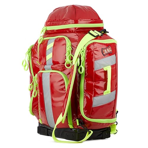 Statpacks Nuevo 2023 G3+ Perfusion Red, mochila médica híbrida, bolsa de hombro, bolsa de hombro, bolsa ligera para trauma BLS ALS para EMS,