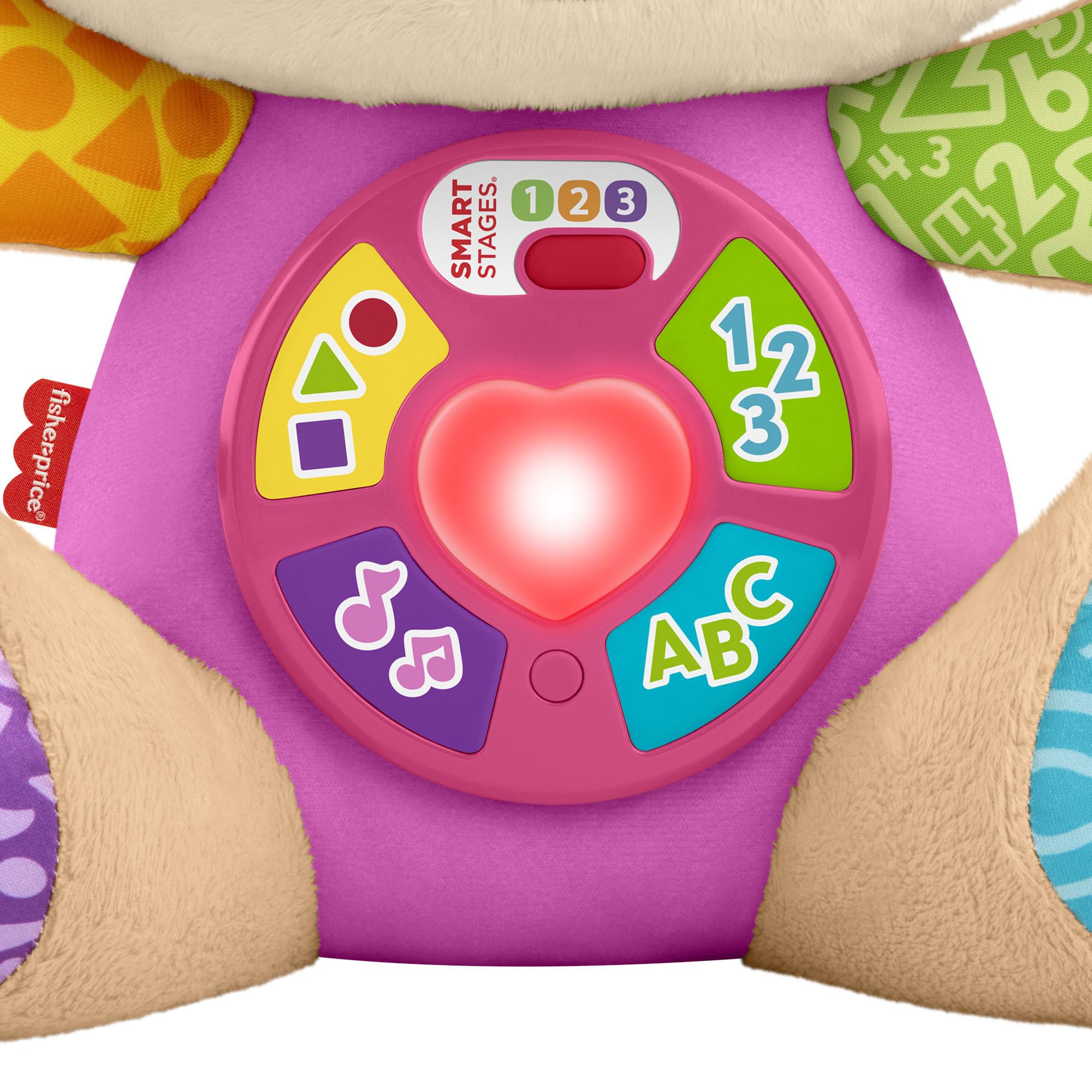 Fisher-Price Laugh & Learn Puppy peluche rosa - Parlare e cantare interattivo, a partire da 6 mesi