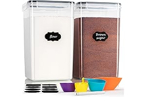 Potting Soil Storage Container | 6.5L Large Plastic Bucket with Lid |...