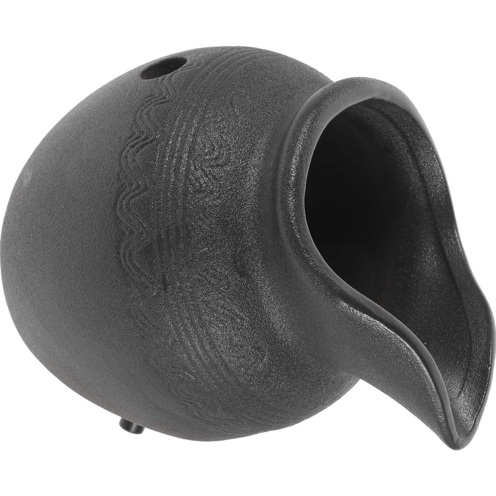 Gatuida Vaso Fontana da Giardino Decorativa in Ceramica Nera Fontane da Giardino Solari Sistema di Circolazione Efficiente per Outdoor