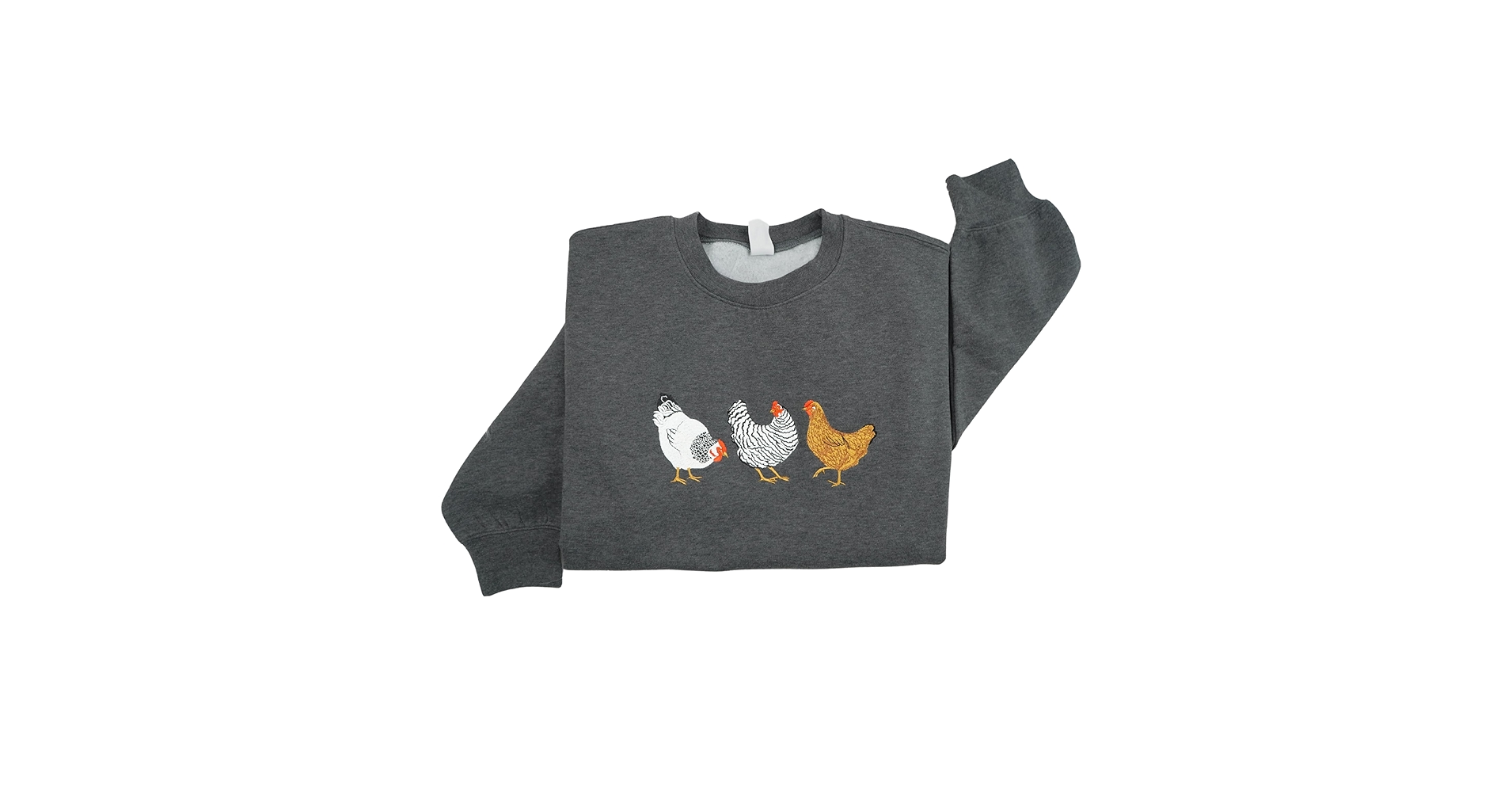 Amazon.com: WOCONWOR Chicken Sweatshirt, Embroidered Women's