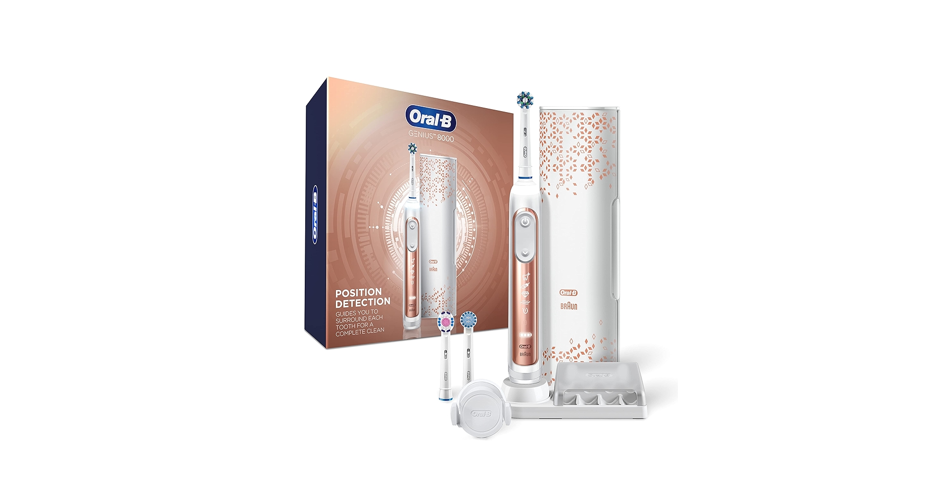 Amazon.com: Oral-B Genius 8000 Electric Toothbrush with Bluetooth
