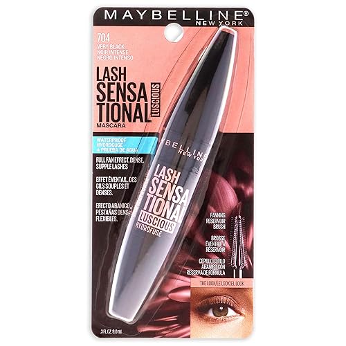 Miniatura 5 de Maybelline New York Lash Sensational Luscious - Máscara impermeable muy negra, 0.3 onzas líquidas K2004600