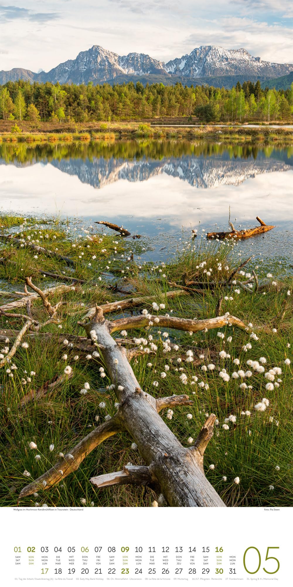 Ausblicke Kalender 2027: Beruhigender Natur-Kalender im schlanken Hochformat (33x66 cm) | Landschaftsfotografie