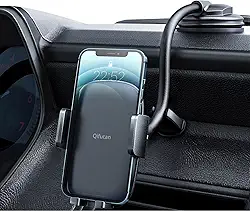 Suporte de celular para carro suporte de telefone de braço longo para-brisa suporte de telefone de carro forte estabilizador antivibração suporte de carro compatível com todos os smartphones iPhone Android