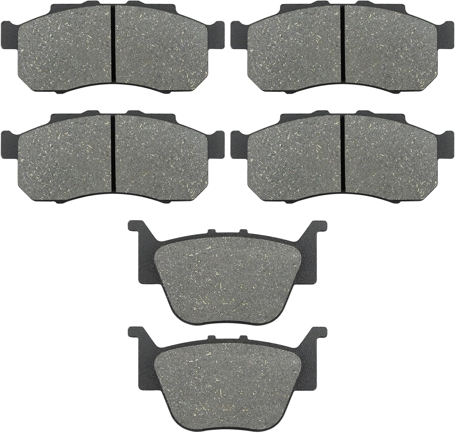 Front & Rear Brake Pads for Honda Pioneer 700 700-4 500 2014 2015 2016 2017 2018 2019 2020 2021 Replace 06435-HN8-016 06451-HL3-A00 06452-HL3-A00