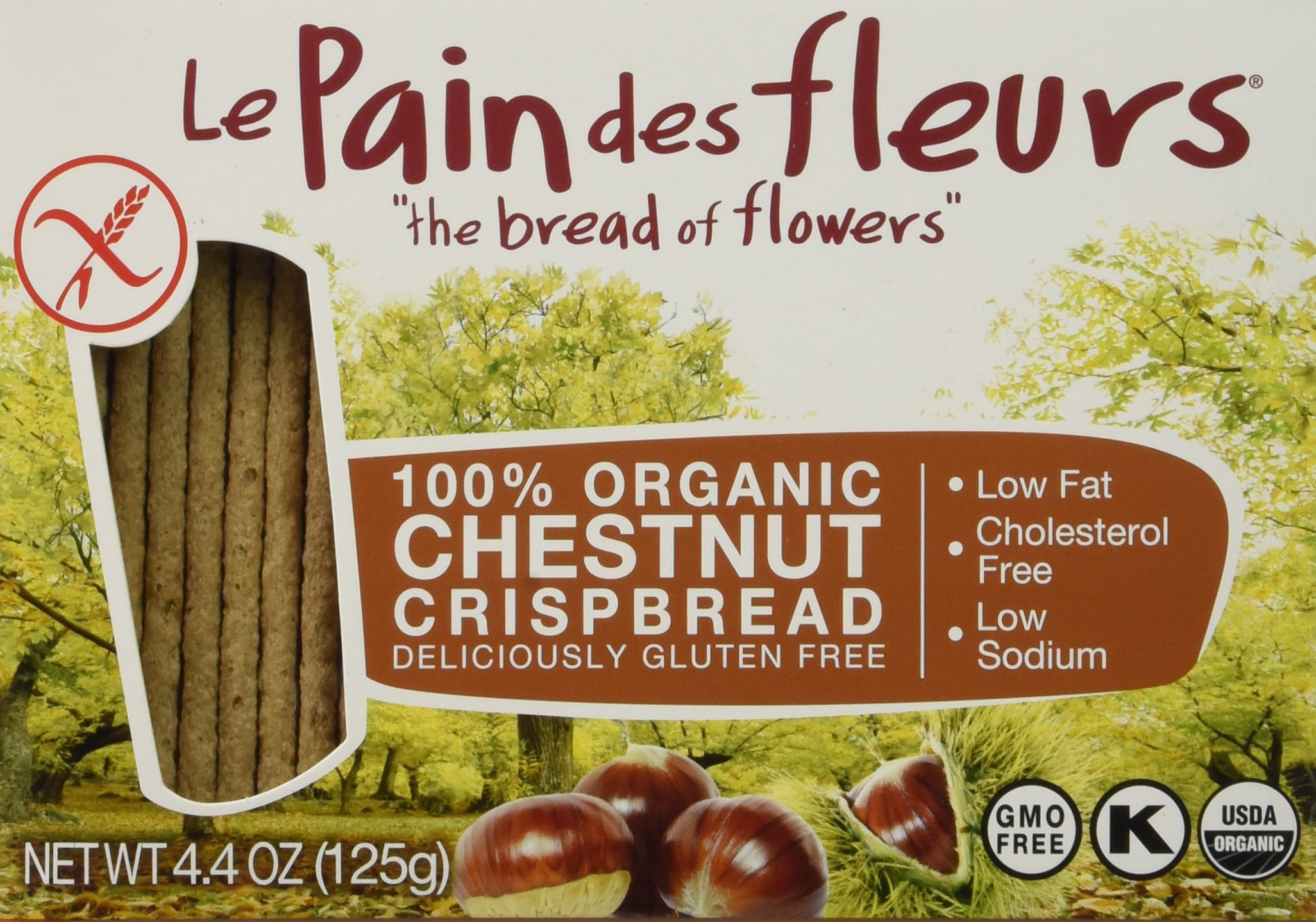 Le Pain Crispbread Chestnut 4.41 Oz