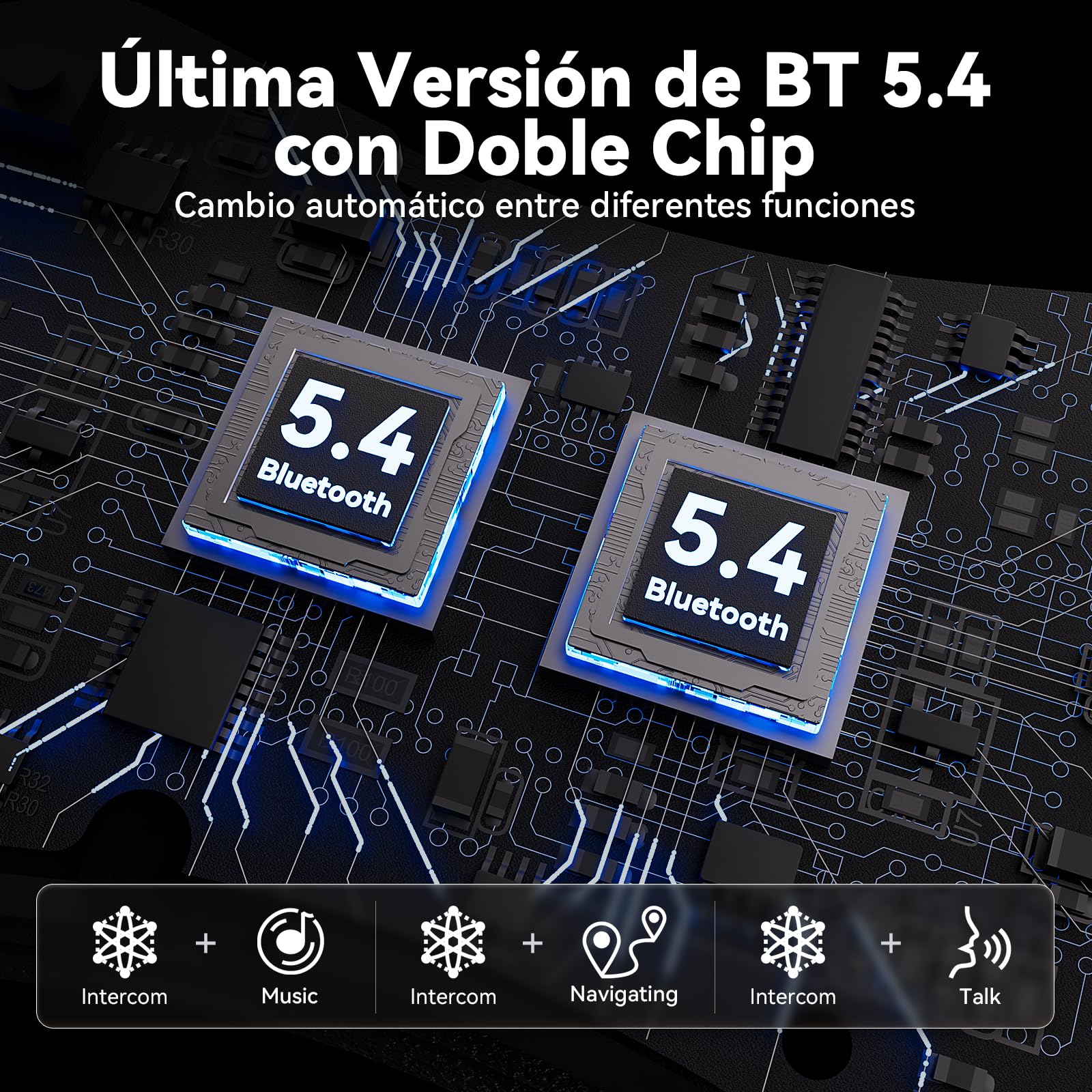 N2 Intercomunicador Moto, Doble