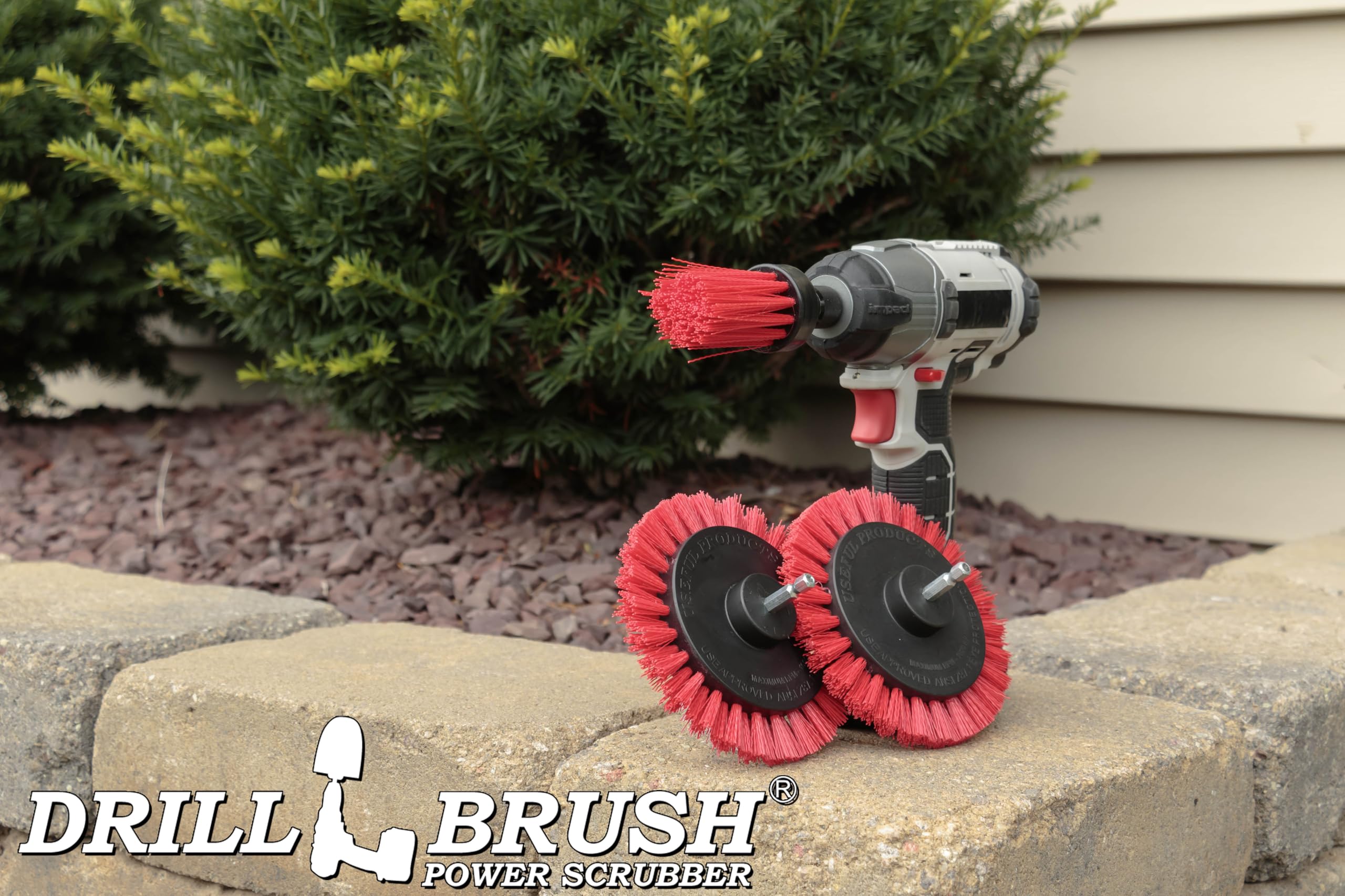 Drillbrush Outdoor Cleaning Brush - Heavy Duty -6
