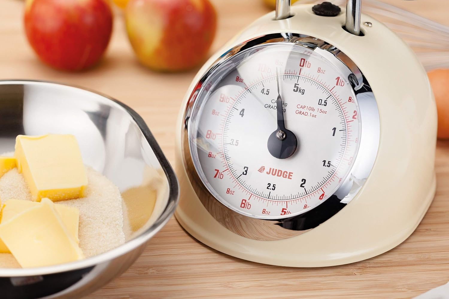Judge Kitchen 5kg Traditional Scales Cream