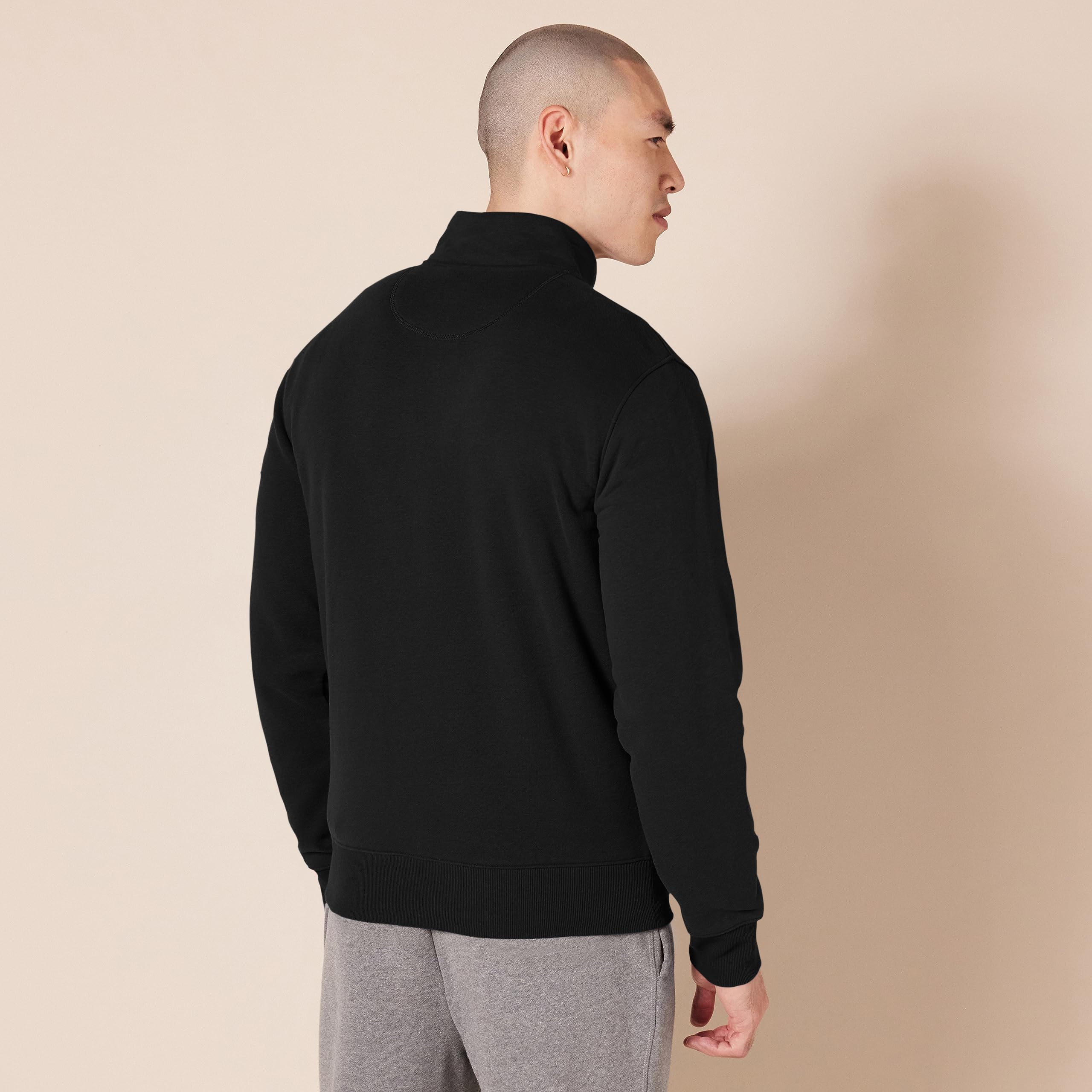 Amazon Essentials Felpa con Collo a Lupetto con Cerniera Integrale Uomo