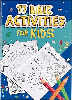 77 Bible Activities for Kids Ages 5-8: Fun Mazes, Puzzles, Word Searches | Christian Art Kids Activity Book