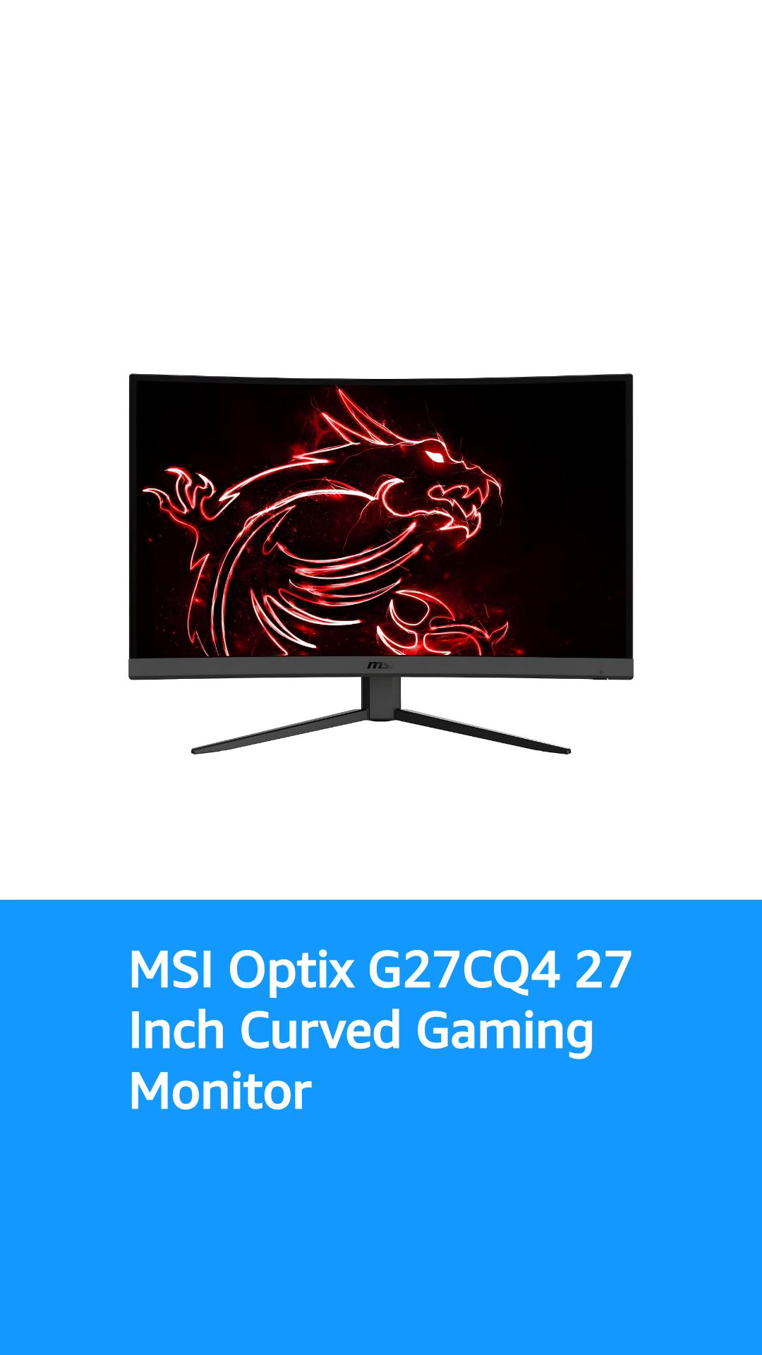 MSI Full HD Non-Glare 1ms 2560 x 1440 165Hz Refresh Rate 2K