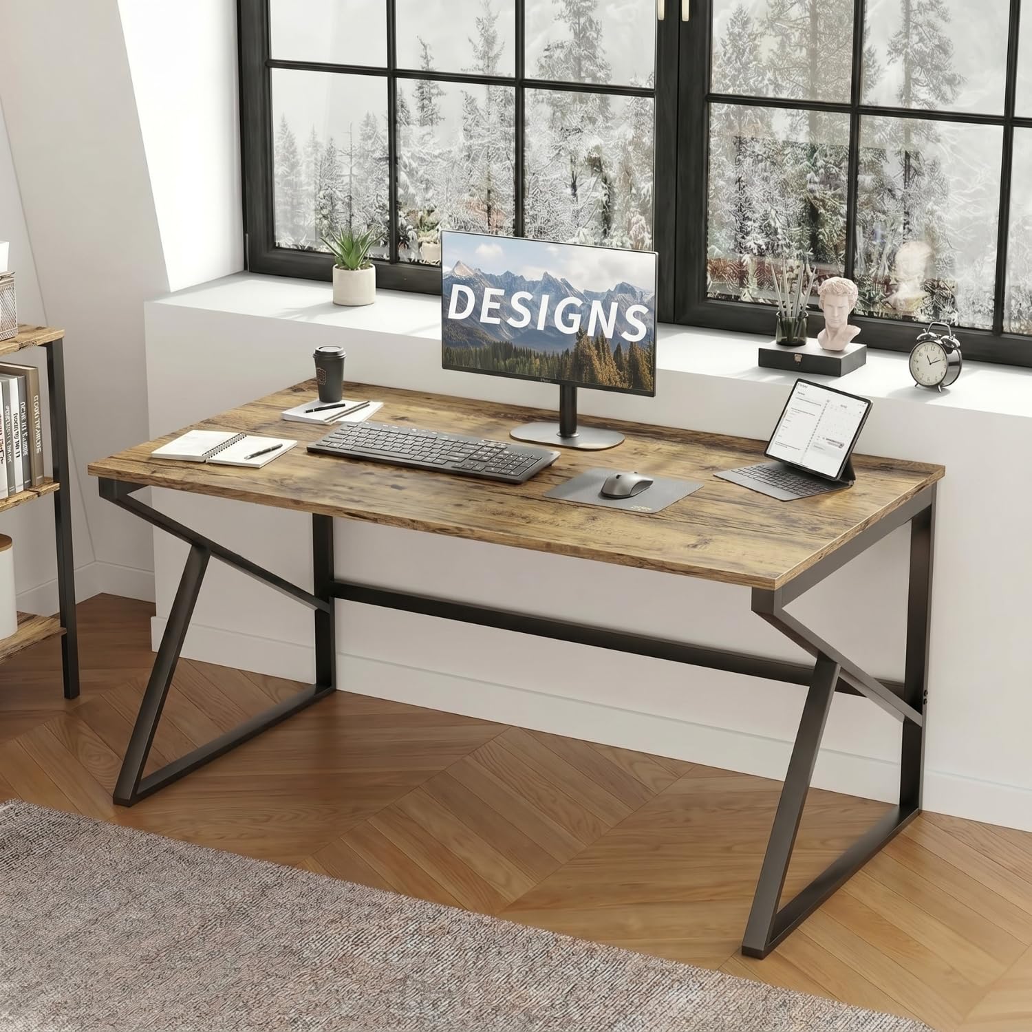 tetotatoMacBook Pro【CS6 /Office】 TEKAVO Office & Study Computer Desk | Work & Gaming Table | (60 D