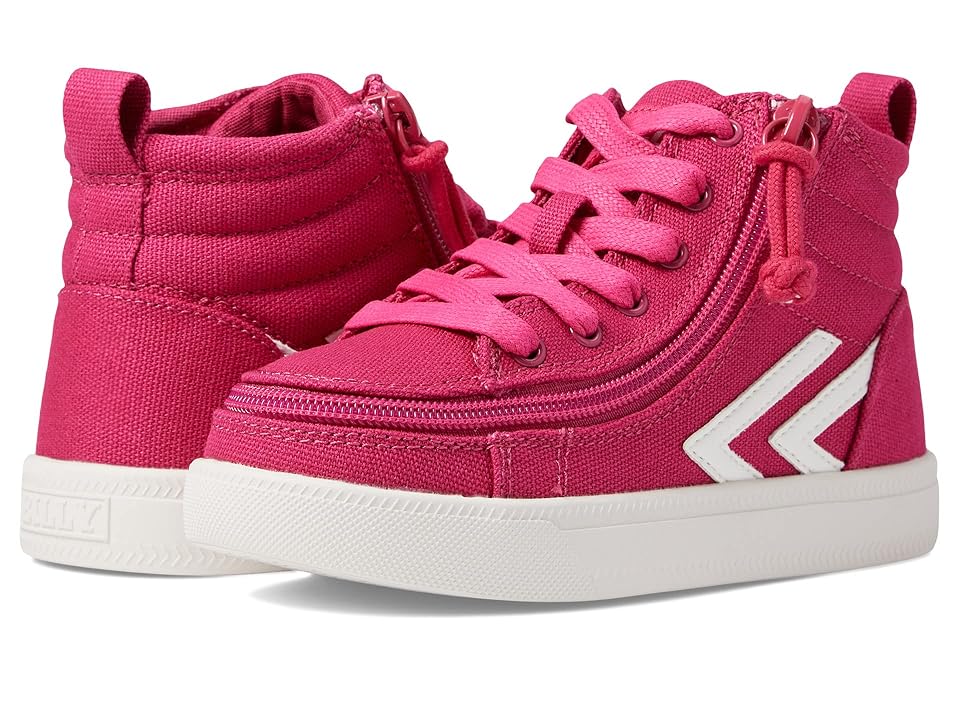 BILLY Footwear Kids CS Sneaker High (Little Kid/Big Kid) (Fuchsia/White) Kid's Shoes INTERNATIONAL SHIPPING