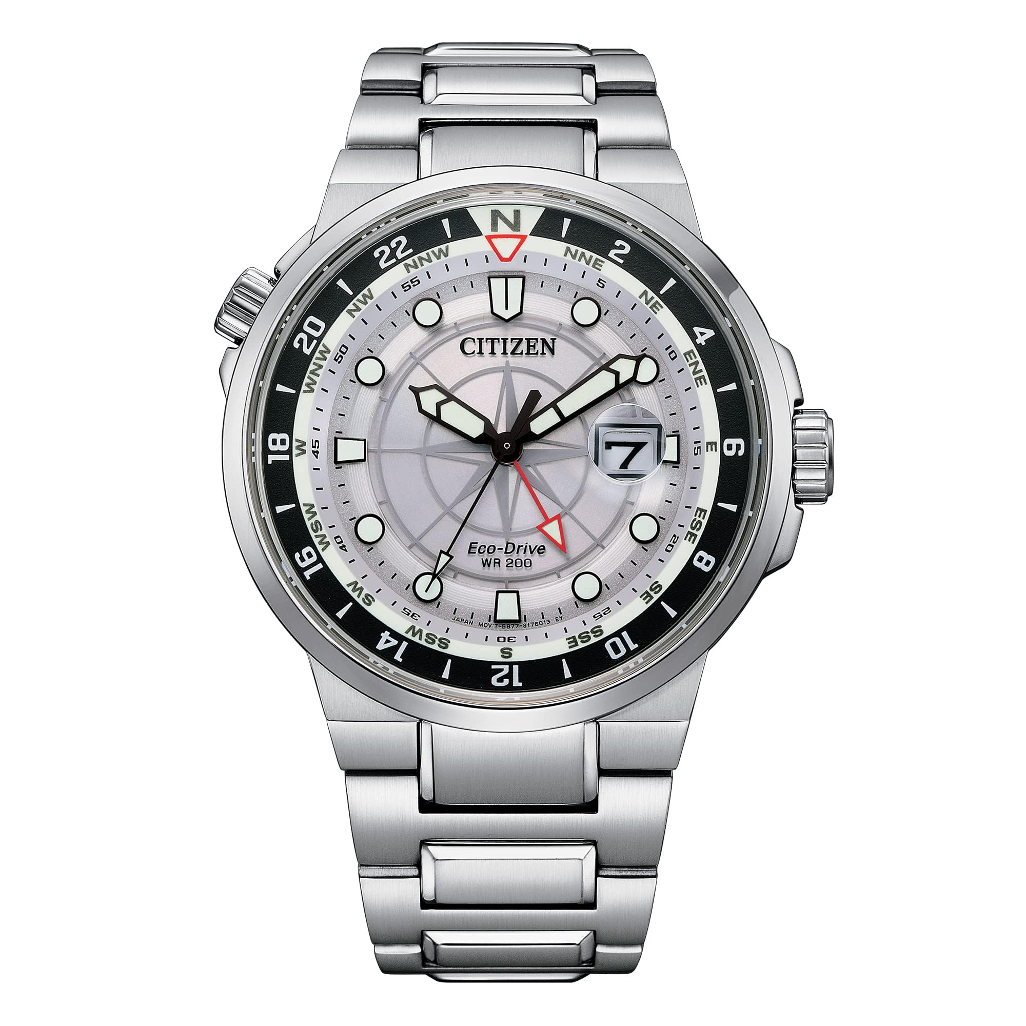 Citizen Reloj Deportivo BJ7140-53A, Tono Plateado, Deportivo