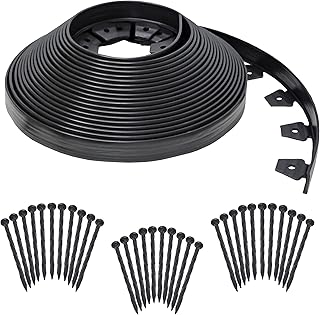 EasyFlex No-Dig Landscape Edging Kit - 100 ft., Black