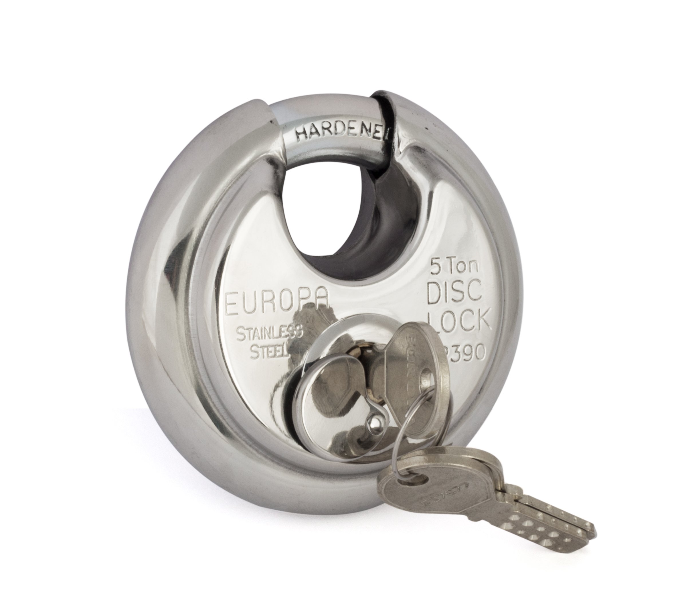 Europa Stainless Steel Painted Disc Padlock (Metallic) (B00RQA2Z5U) Amazon Price History, Amazon Price Tracker