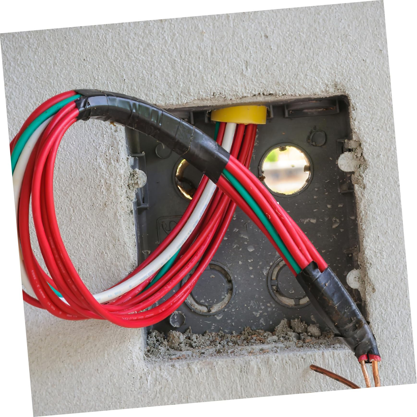 nastro isolante, 6 rotoli di nastro adesivo ignifugo for cablaggi ColoPVC for uso domestico, ufficio e industriale
