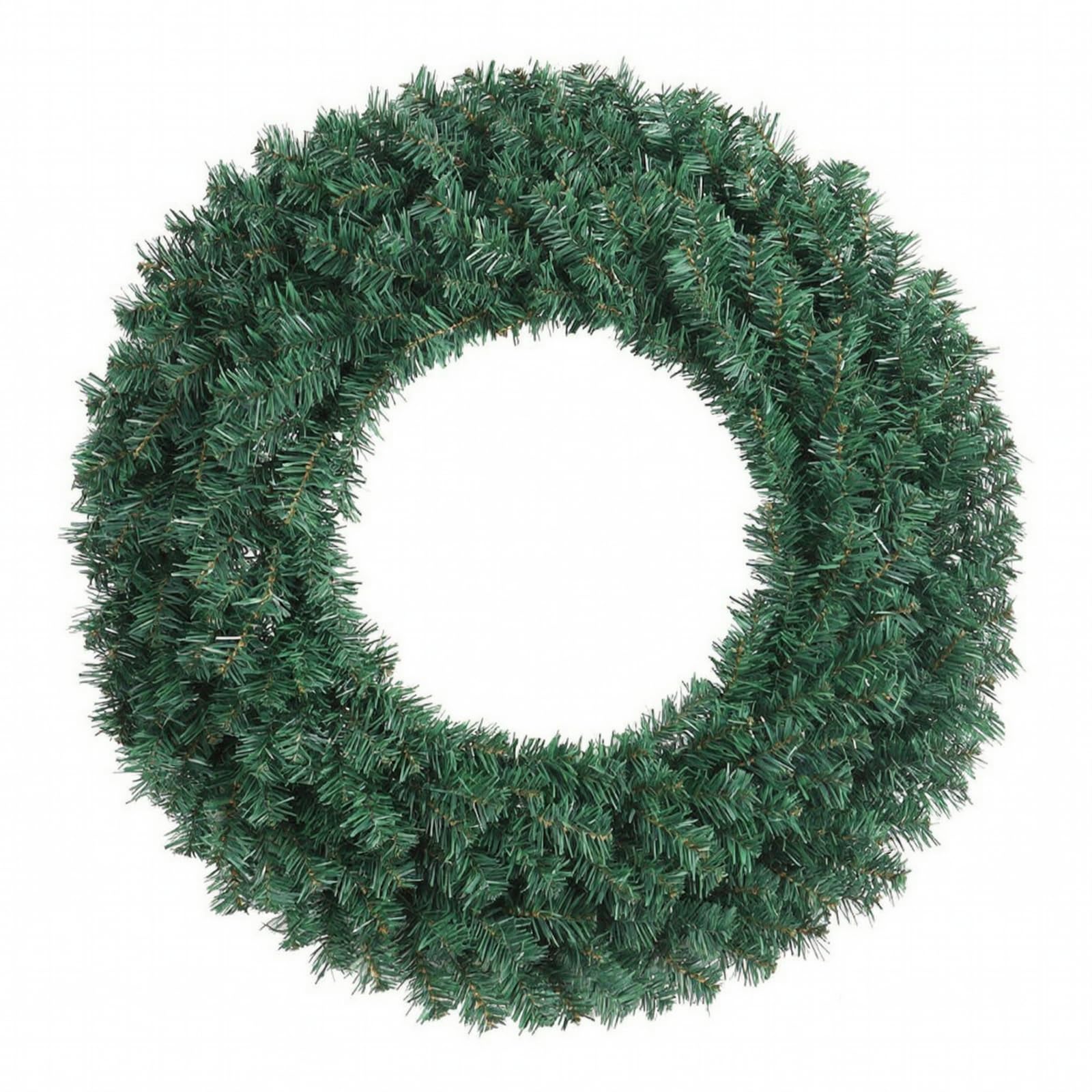 Corona Navideña Verde Decoración, 120 Cm, 500T, 3,6 Kg