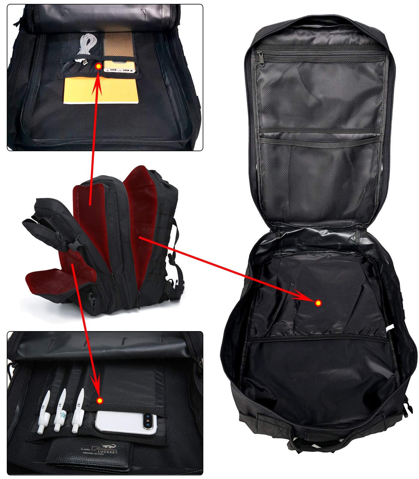 40L Sac à Dos Militaire Tactique Armee Molle de Randonnée Voyage Trekking
