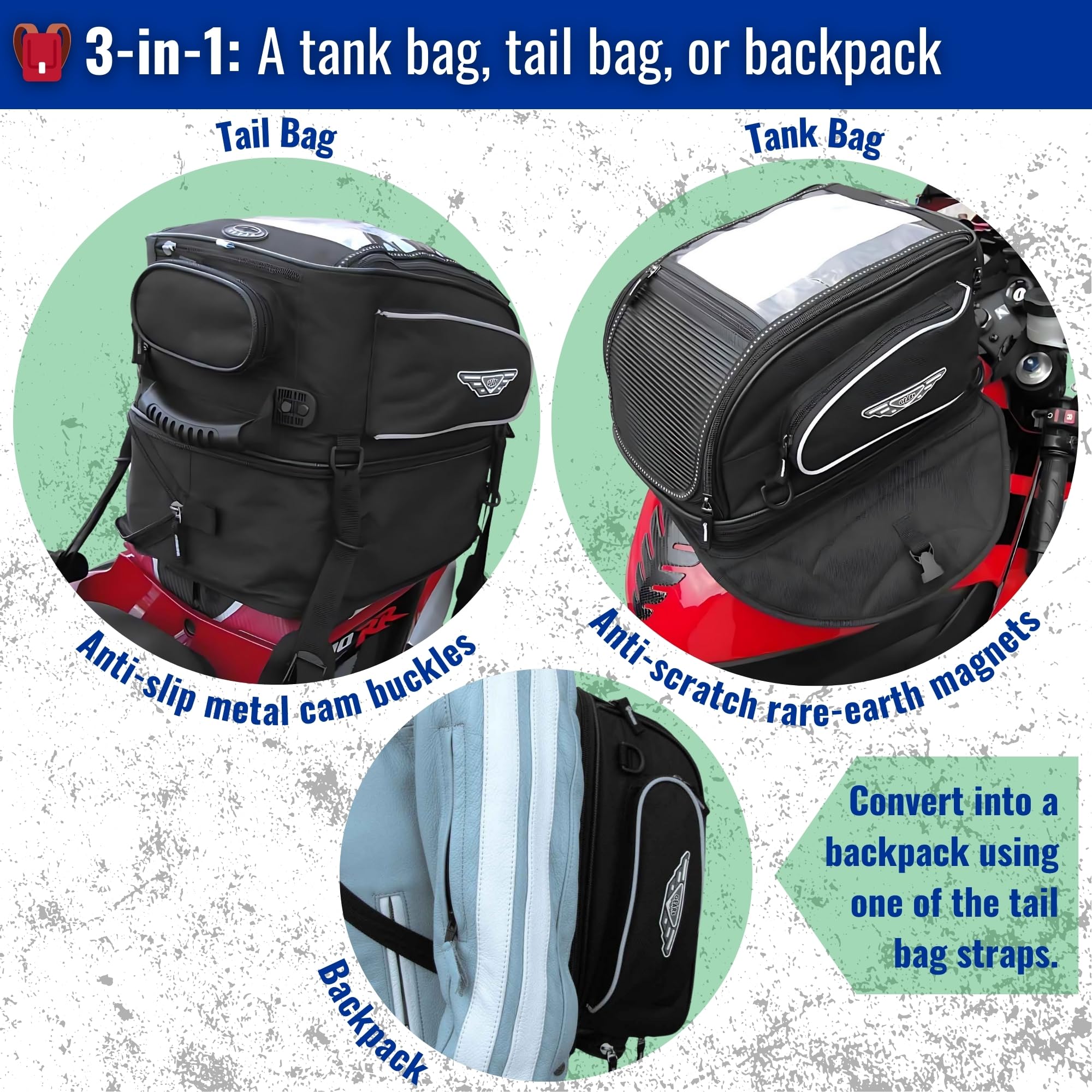 Amazon.co.jp: Gears 100160-1 Urban Survivor タンクとテールバッグ