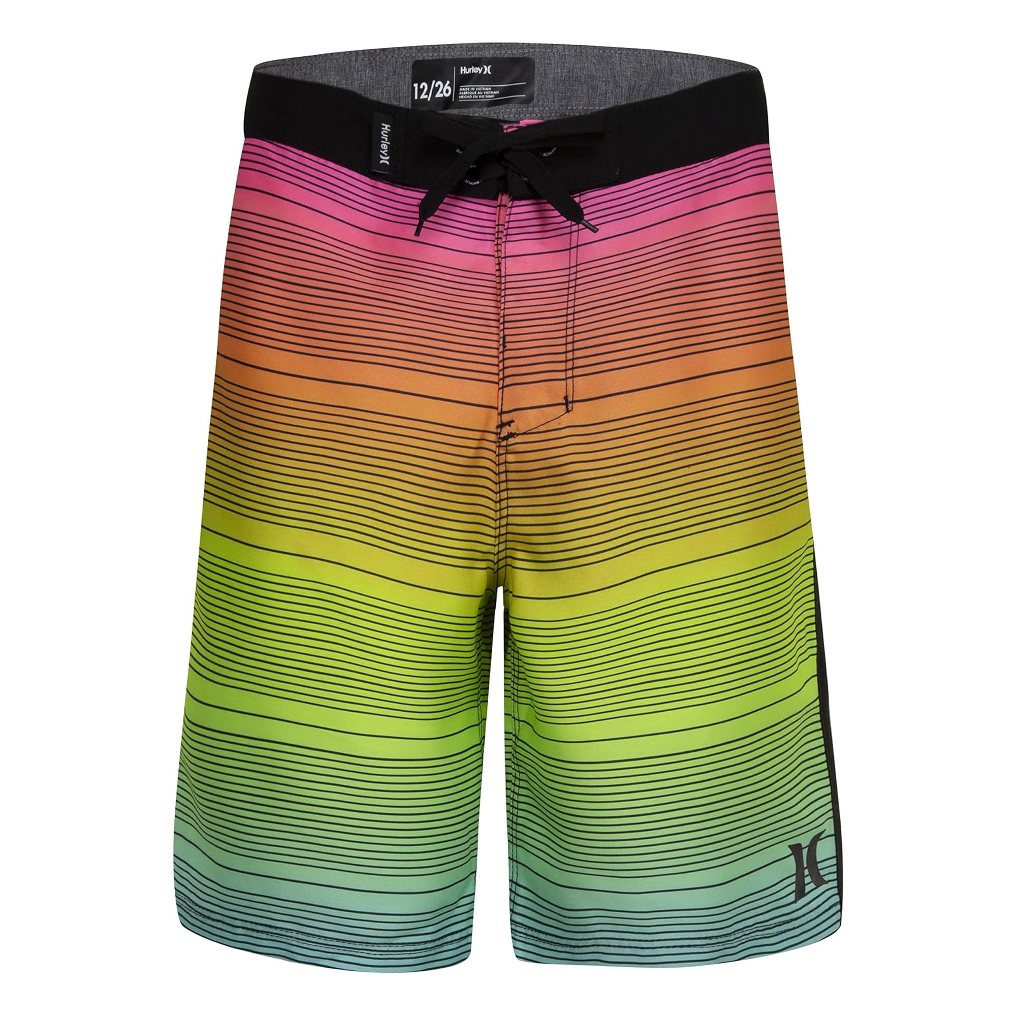 Hurley Boys' Board Shorts, Rainbow, 18
