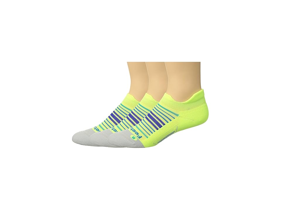 

Feetures Elite Light Cushion No Show Tab 3-Pair Pack (Sunrise Reflector) No Show Socks Shoes