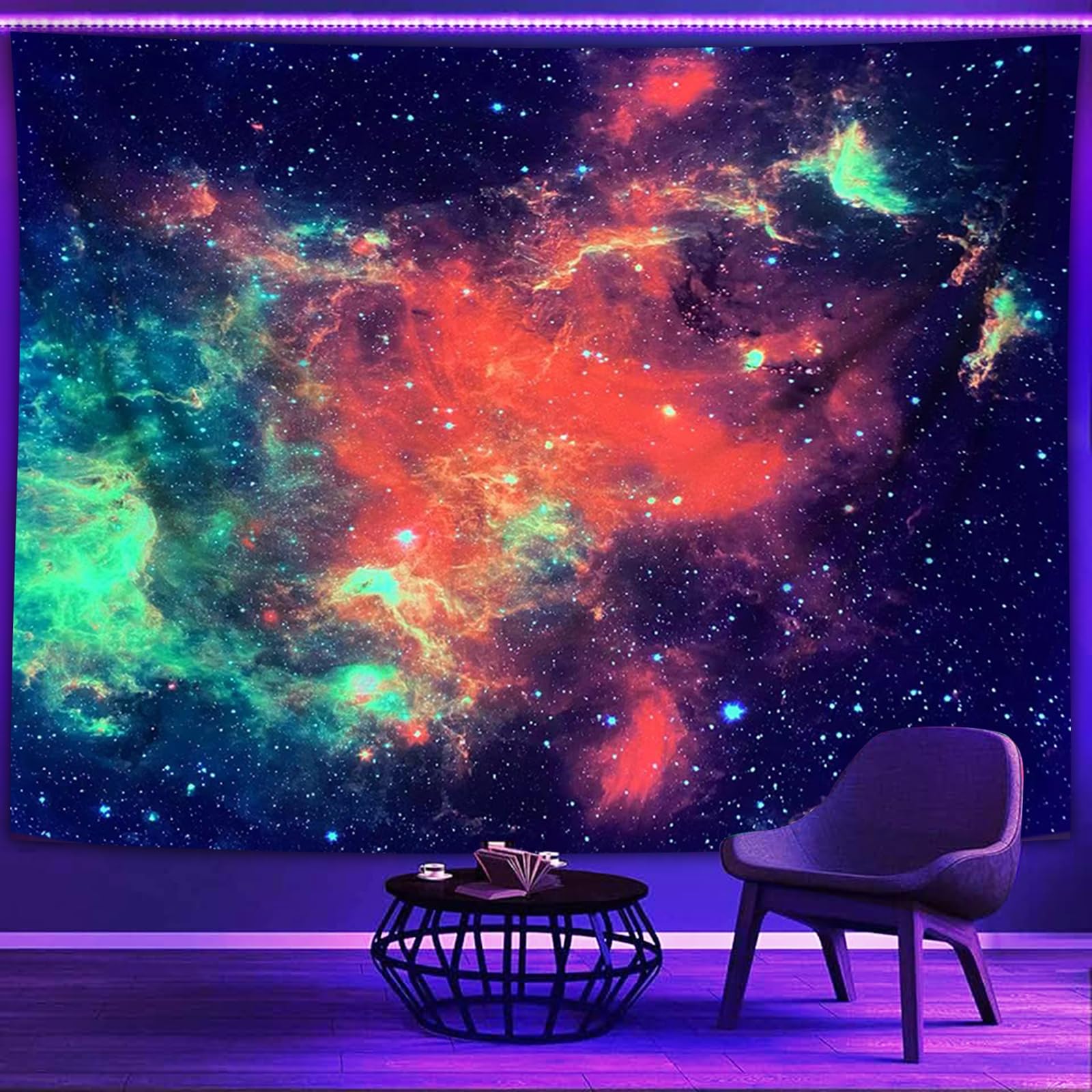 backlight バックライト アクスタ、ビジュアルポスターセット Amazon.com: PSYHILAR Black Light Posters for Adults and Teens