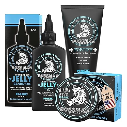 Vista 34 de Bossman Bálsamo relajante para barba - Crema domadora, espesante, relajante y suavizante y producto para el cuidado de la barba, fabricado