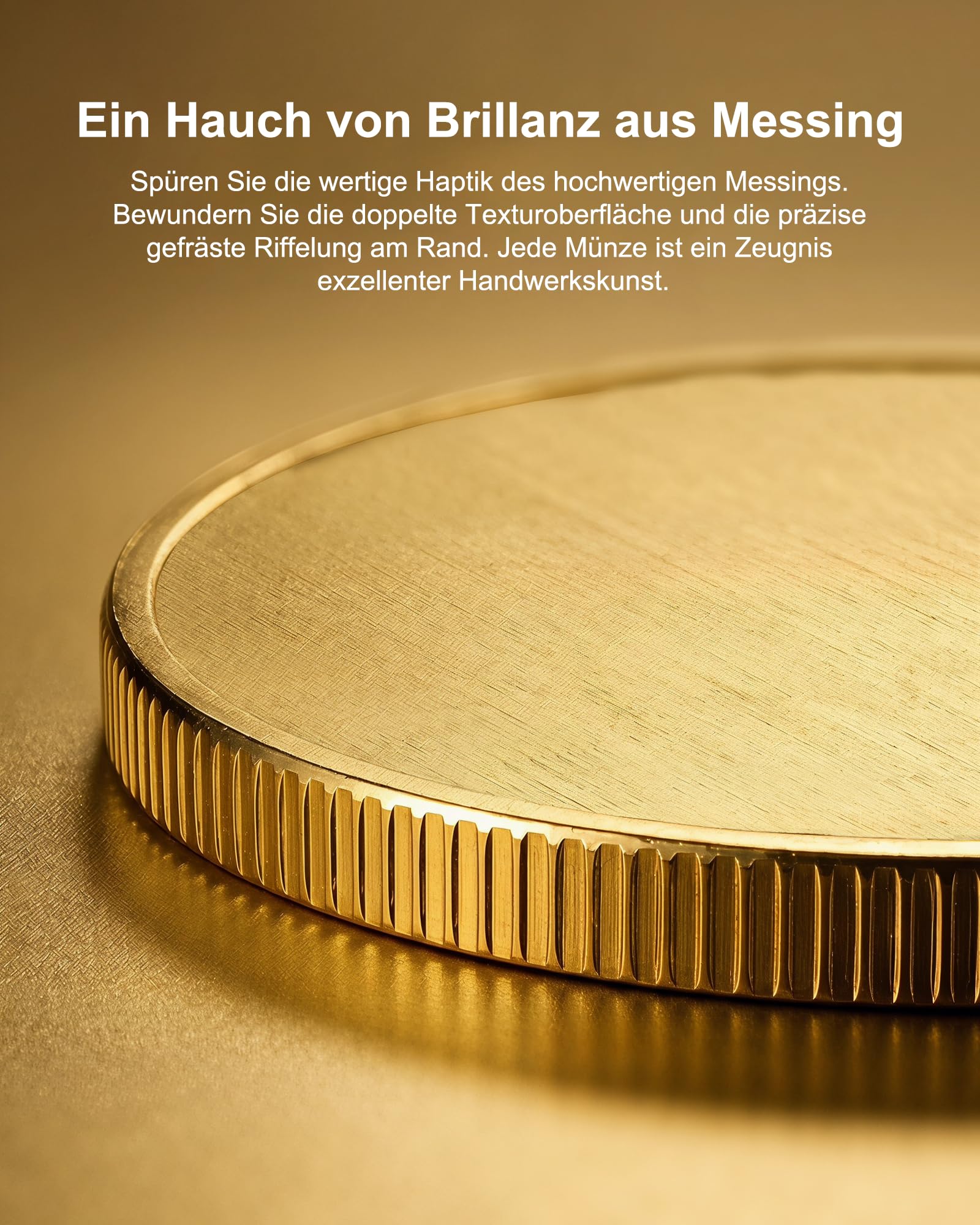 20 Stück Messing Rohlinge Münze: 40mm x 3mm Massiv Messingmünzen für Lasergravur & Stempel, Blanko Challenge Coin Set mit Acryl-Schutzhüllen, DIY Münzrohlinge für Gravurprojekte