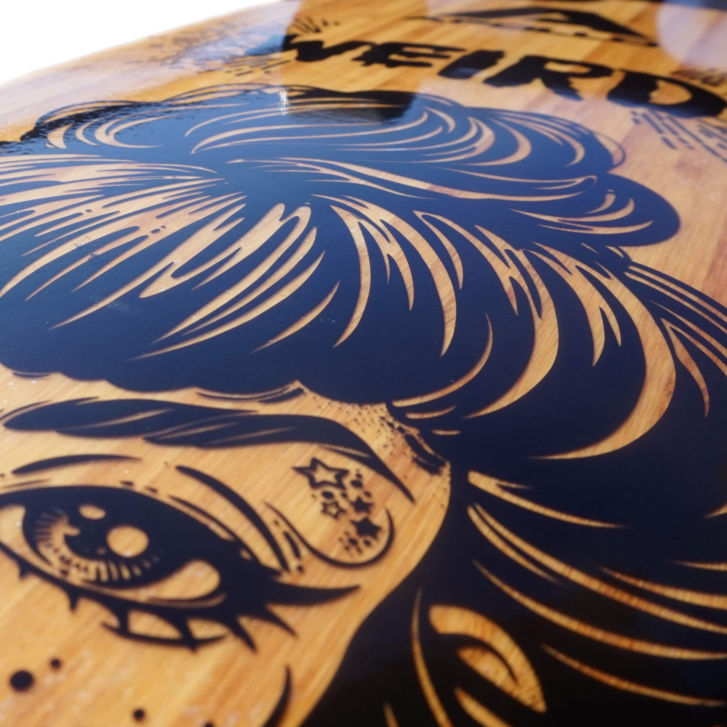 Apollo Longboard - Skateboard Ragazza in bambù e Fibra di Vetro, Tavola di Alta qualità con Cuscinetti a Sfera ABEC 9 - Skateboard Adulti o Adolescenti Flex 2 - Skateboard Professionale
