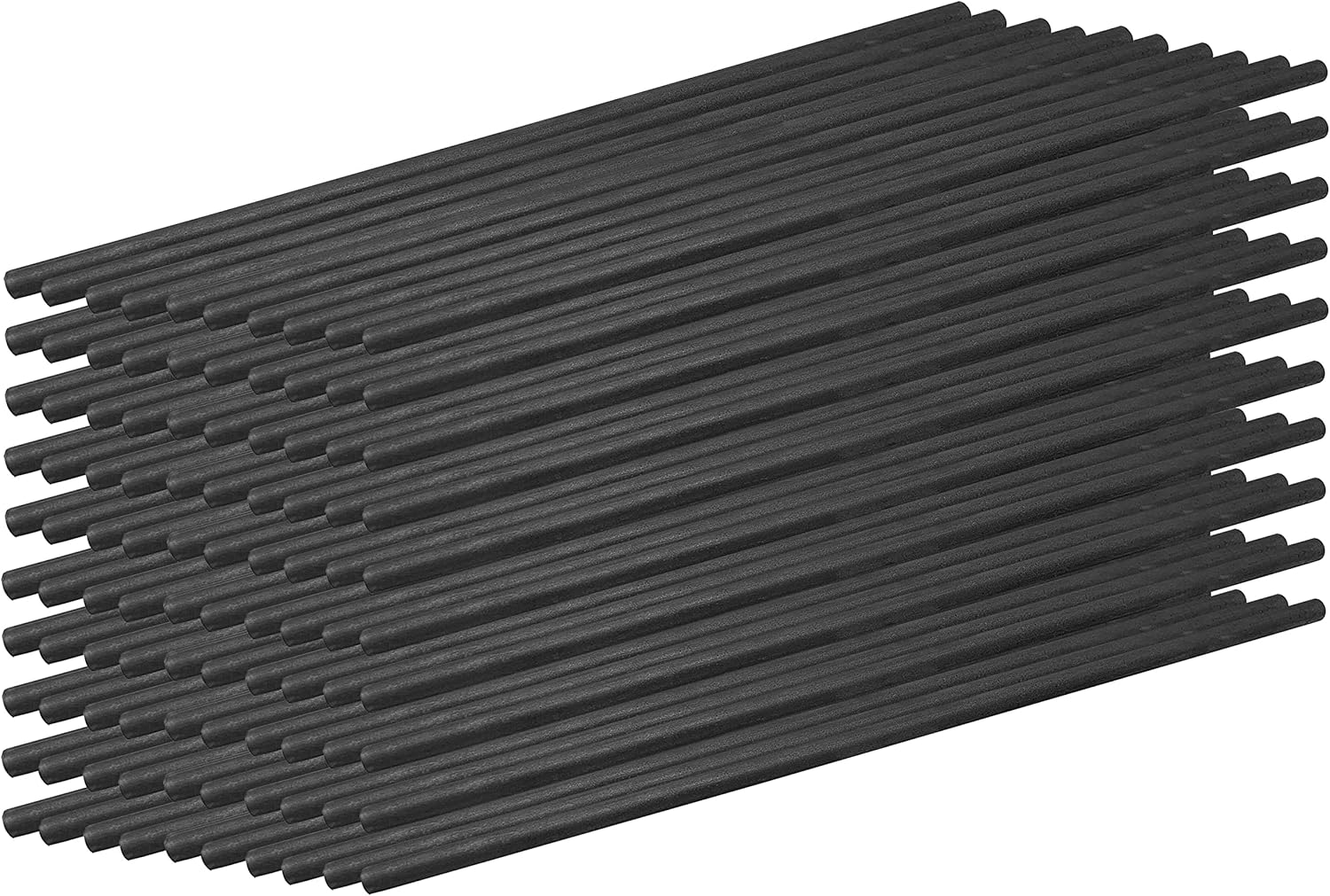 Paquete de 100 varillas de crisol de grafito de 516 x 12 pulgadas para fundir fundición, refinar, oro, plata, cobre, herramienta para hacer joyas