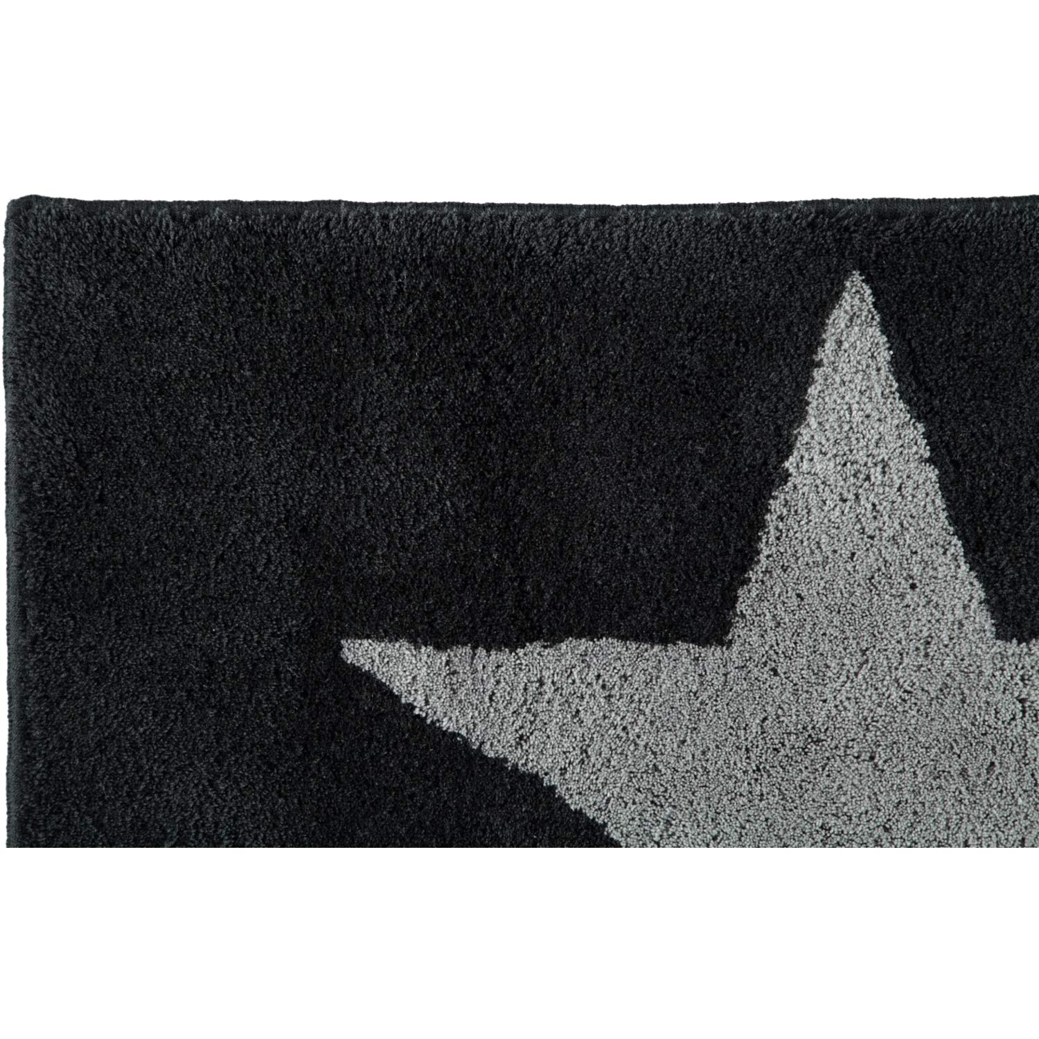 Rhomtuft Badteppiche Star schwarz-Graphit - 1464