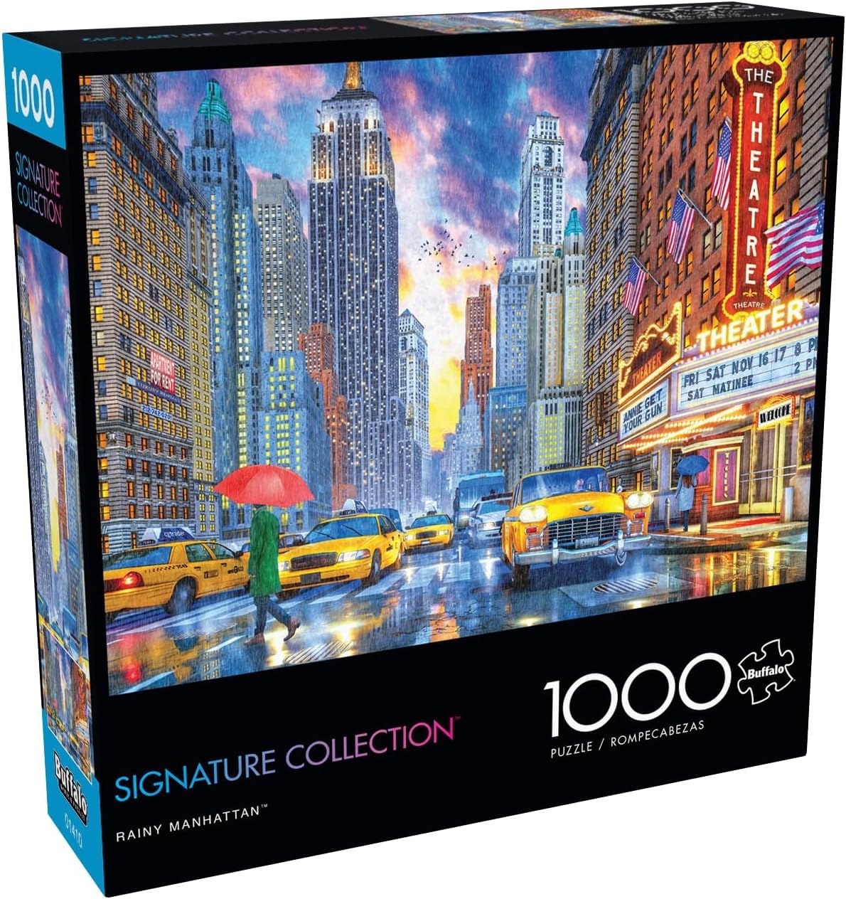Buffalo Games - Rainy Manhattan - 1000 Piece Jigsaw Puzzle for Adults Challenging Puzzle Perfect for Game Nights - Finished Size 26.75 x 19.75