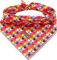 Vista 18 de Lionheart Glory Bandana para perro, bufanda azul para perro, estampado de cerveza, ajustable para perros pequeños a grandes