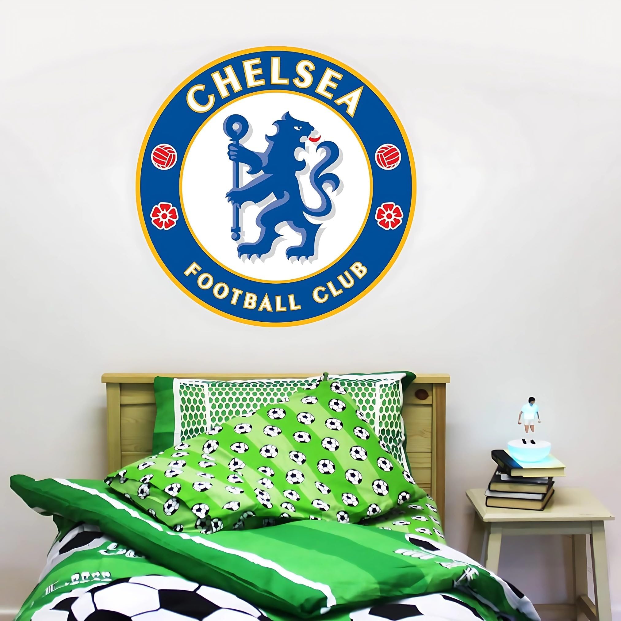 Beautiful Game Chelsea Football Club Official Crest Wall Sticker (60cm)