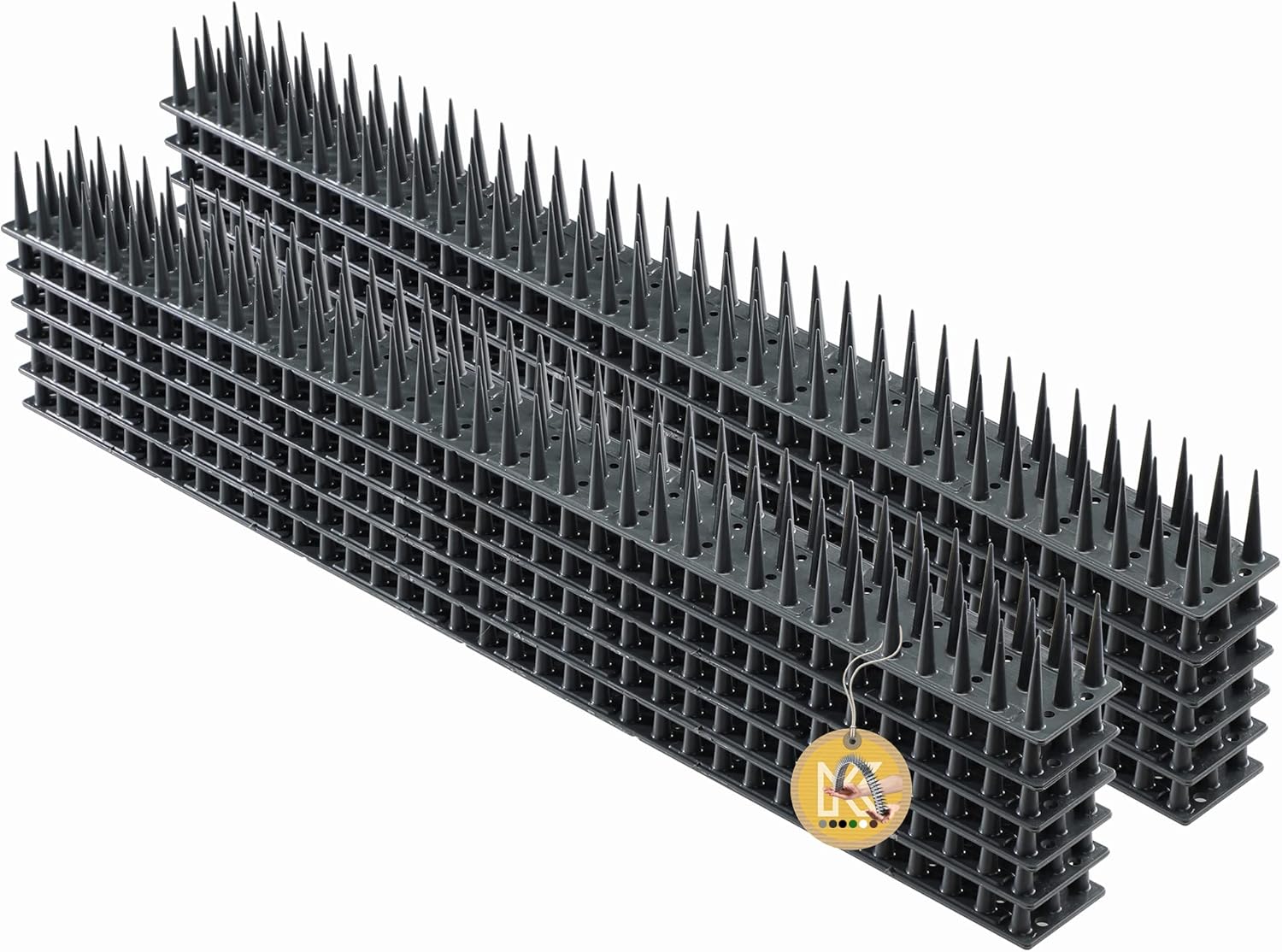 KADAX Plastic Bird Spikes, 51 x 4 x 3 cm, Wall Spikes, Fence Tops