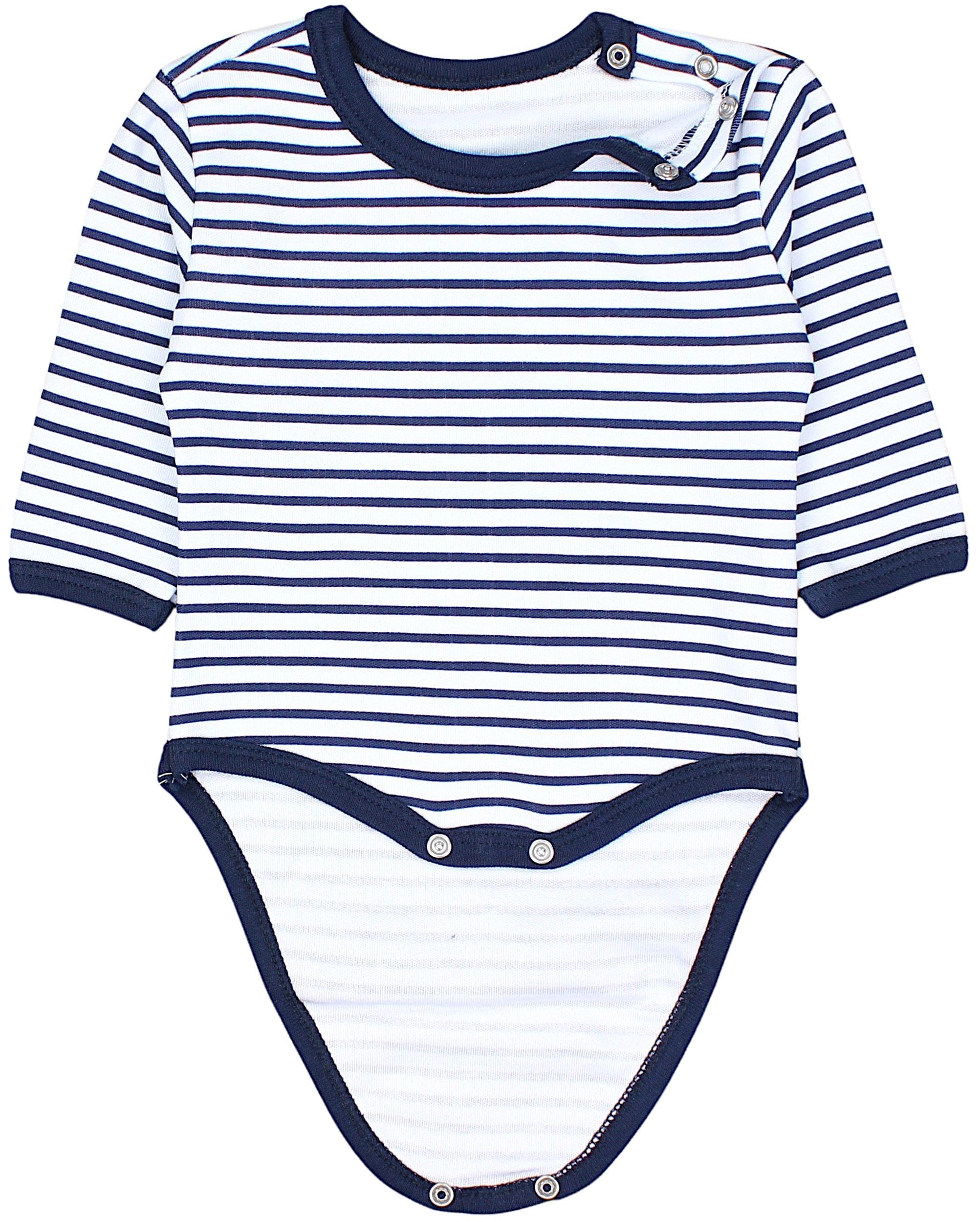 TupTam Langarmbody Baby Body 5er Set – Body Baby aus 100% Baumwolle, OEKO-TEX zertifiziert - 4